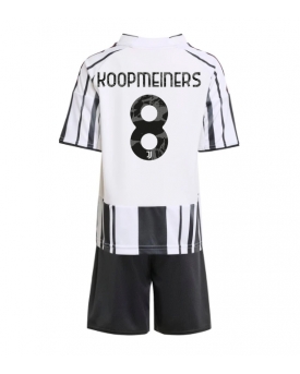 Juventus Teun Koopmeiners #8 Maglia Gara Casa Repliche 2025-26 Bambino Maniche Corte